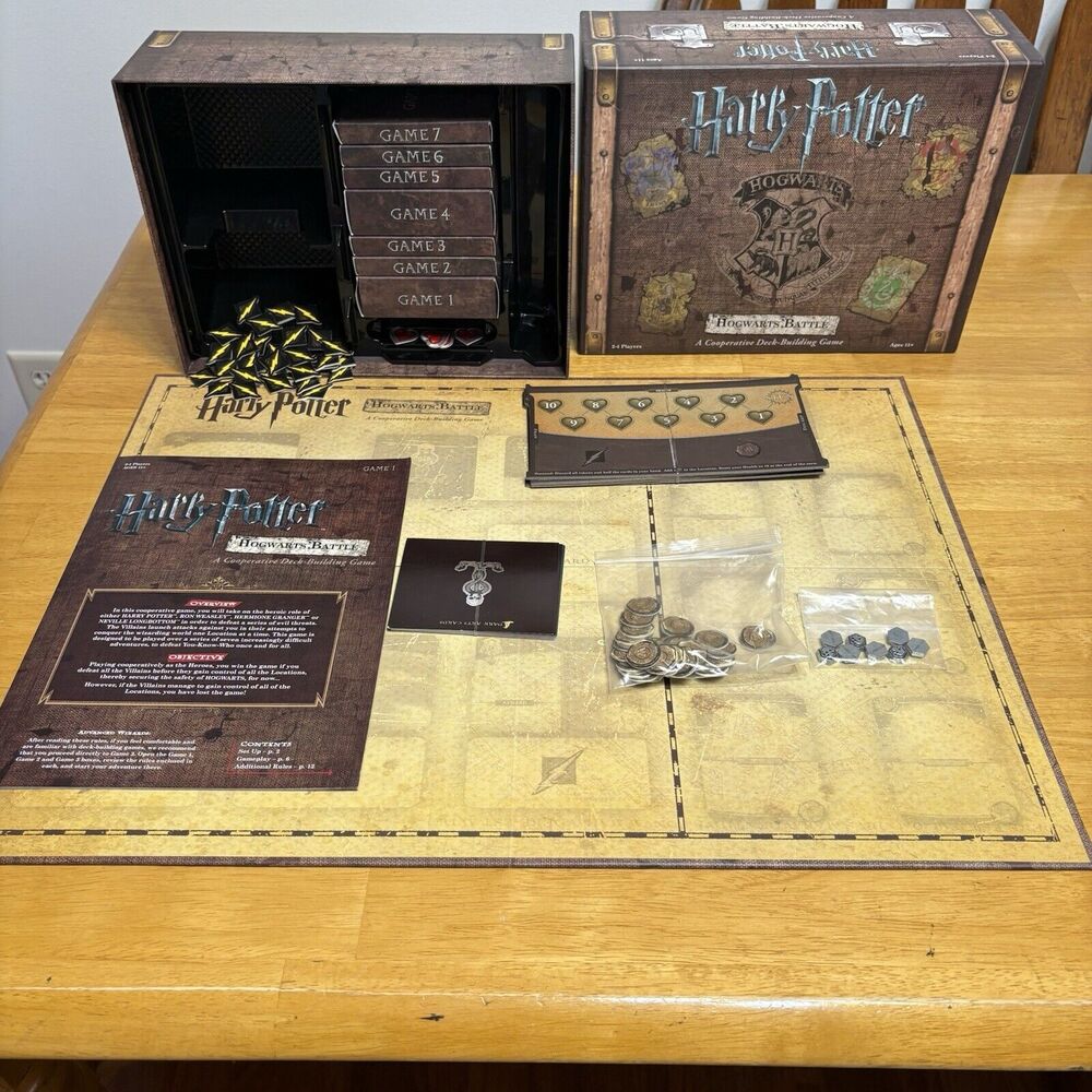 USAopoly Board Game Harry Potter Hogwarts Battle Cooperative Deck Building F4